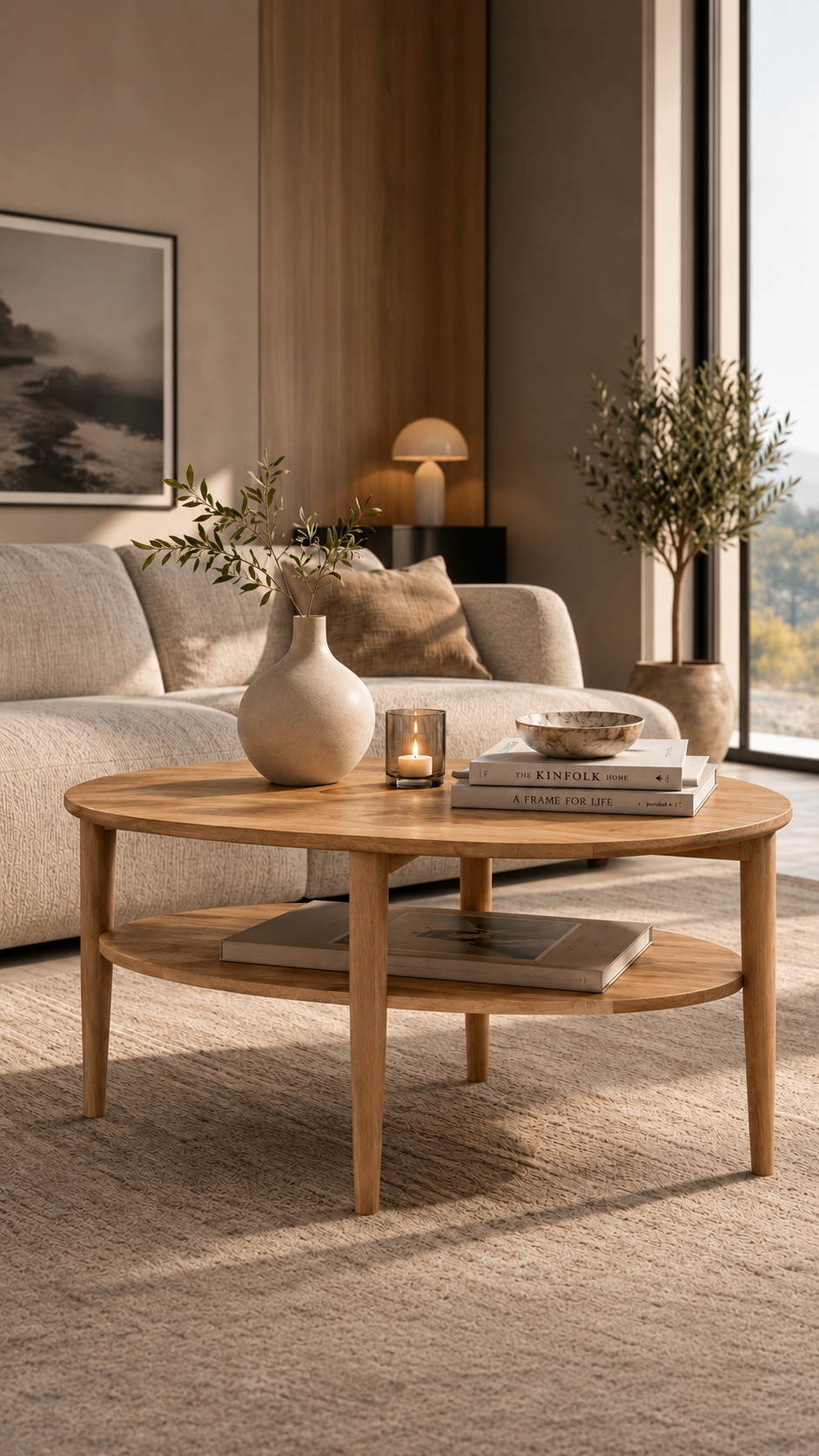 Atlanta Sofabord 120 - Oljet Eik