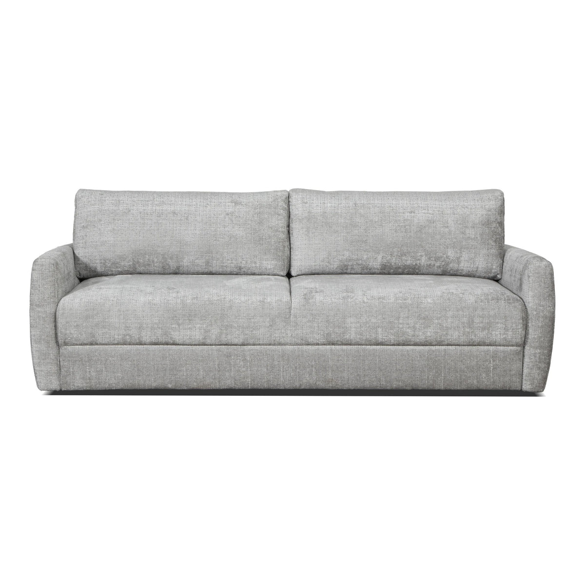 Zuza sovesofa i Cremona lys grå, sett forfra