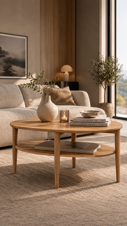 Atlanta Sofabord 120 - Oljet Eik