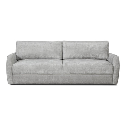 Zuza sovesofa i Cremona lys grå, sett forfra